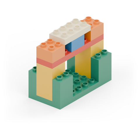 Park entrance, a brick build