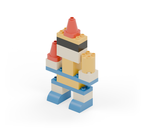 Robot workshop, a brick build