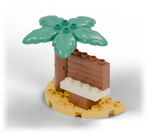 Palm island, a brick build