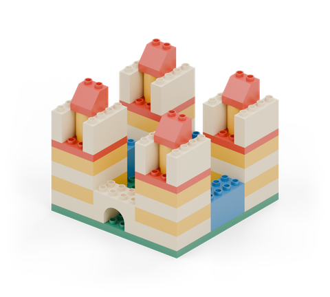 Storybook castle, a brick build