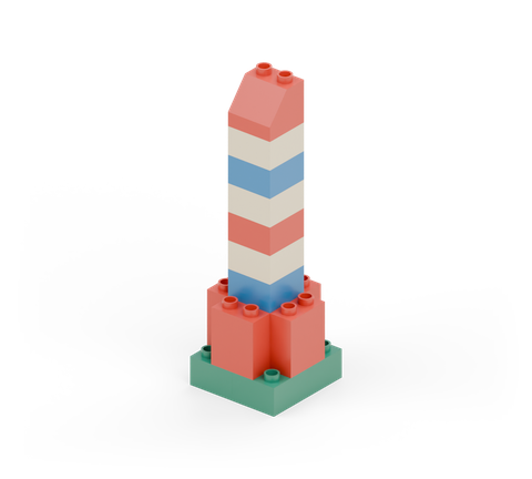 Little rocket, a brick build