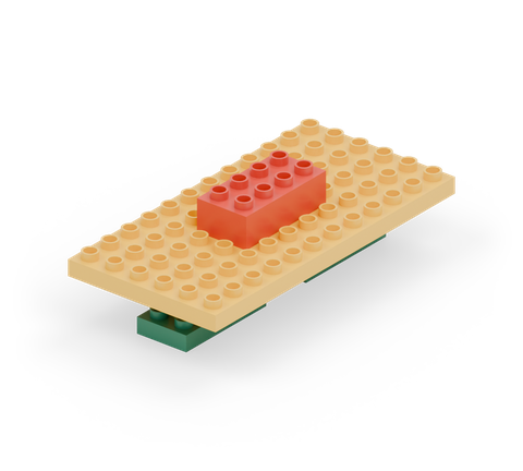 Picnic table, a brick build