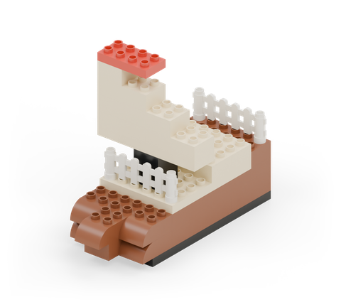 Treasure ship, a brick build