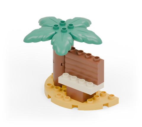 Palm island, a brick build
