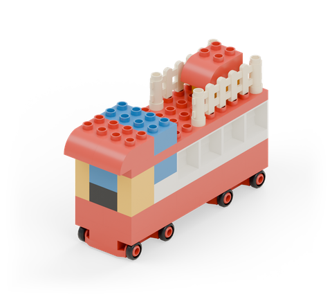 Airport fire engine, a brick build