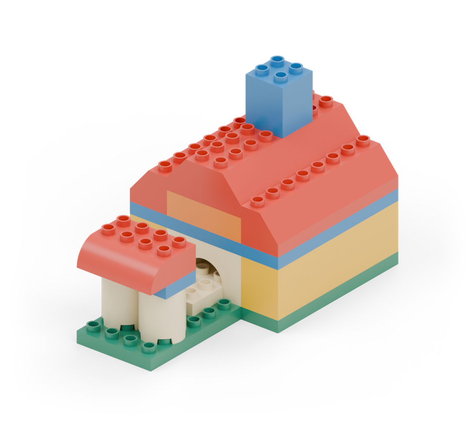 Colourful cottage