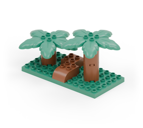 Prehistoric fern grove, a brick build