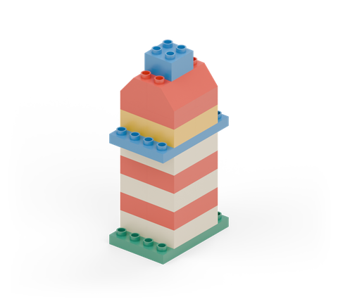 Harbour lighthouse, a brick build
