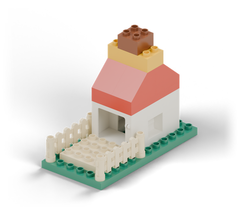 Garden cottage, a brick build