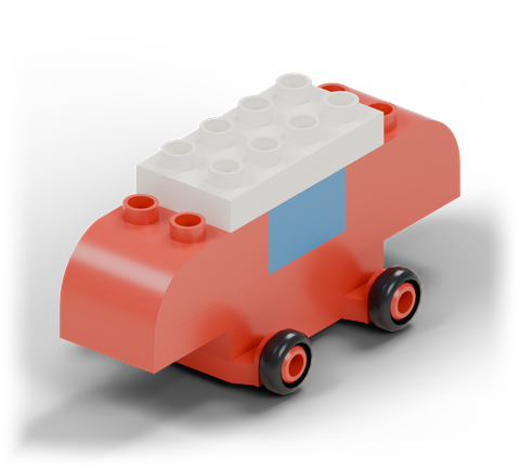 Little car, a brick build