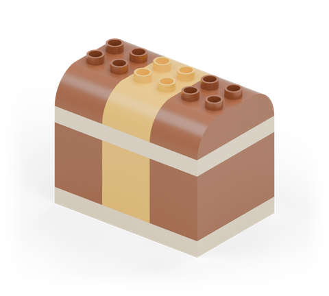 Treasure chest, a brick build