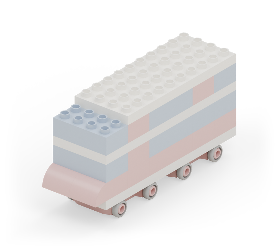 Step 11: Cover the rear eight rows with a white 4 × 8 plate. Add a white 2 × 4 plate across the next two rows.