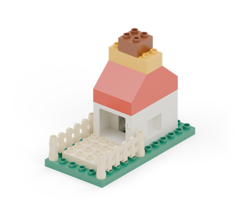 Garden cottage, a brick build