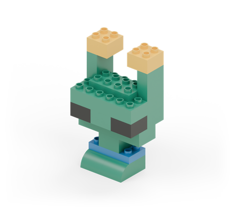 Moon alien, a brick build