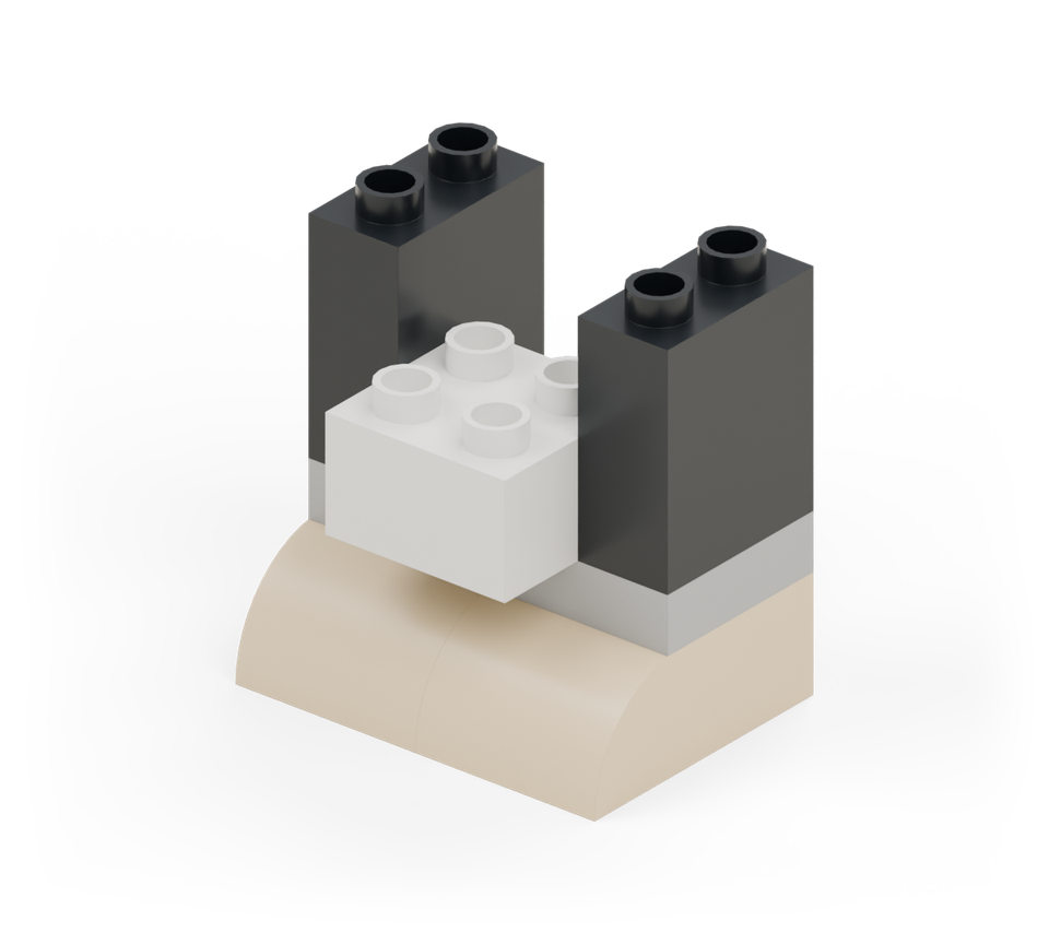 Pocket penguin - step 4, new pieces in colour