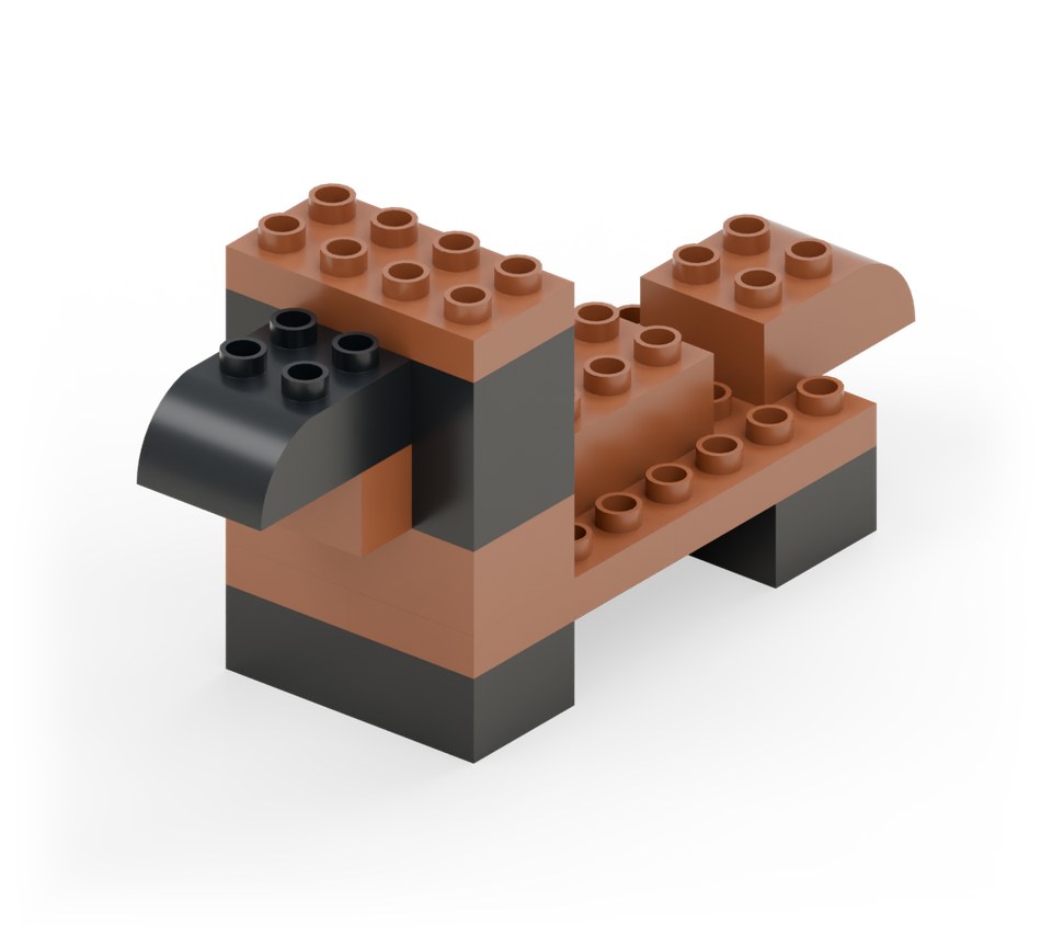 Sausage dog - finished model