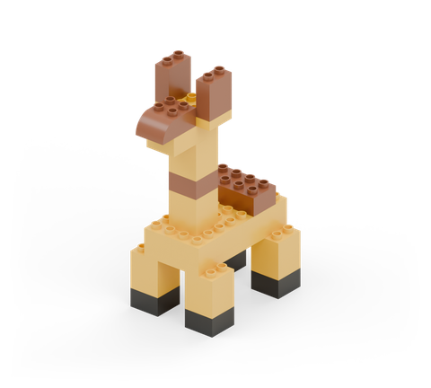 Long-neck giraffe