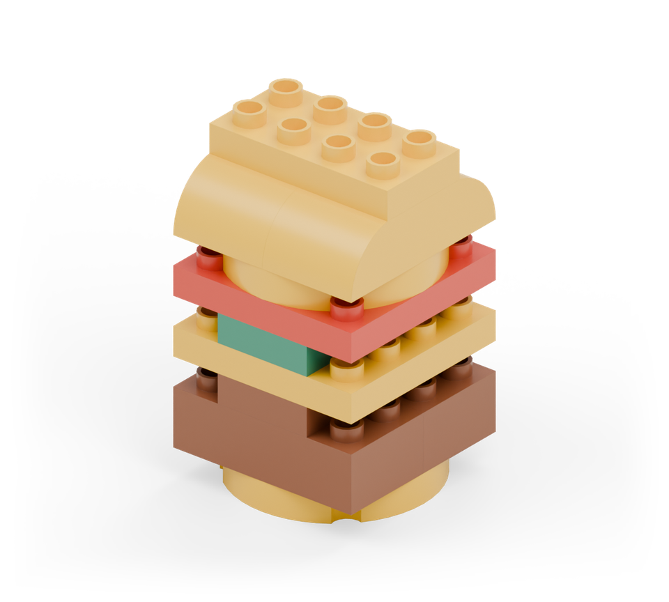 Stack-a-burger - finished model