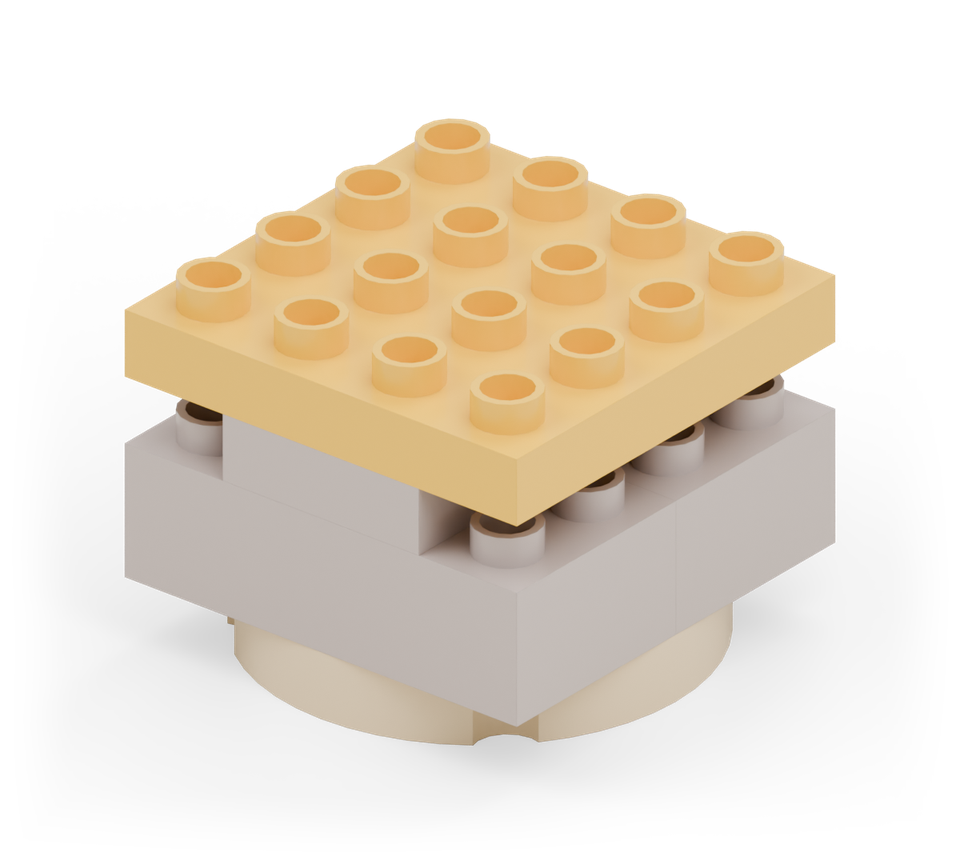 Stack-a-burger - step 4, new pieces in colour