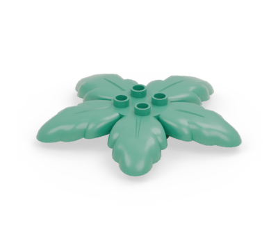 Green 2 × 2 leaves